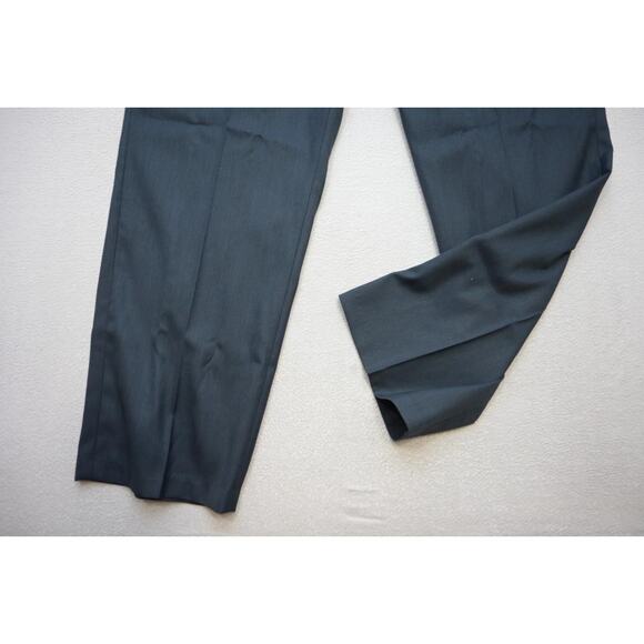 Perry Ellis Travel Luxe Dress Pants Classic Fit Blue Flat Mens 42 x 30 NWT - Picture 3 of 10